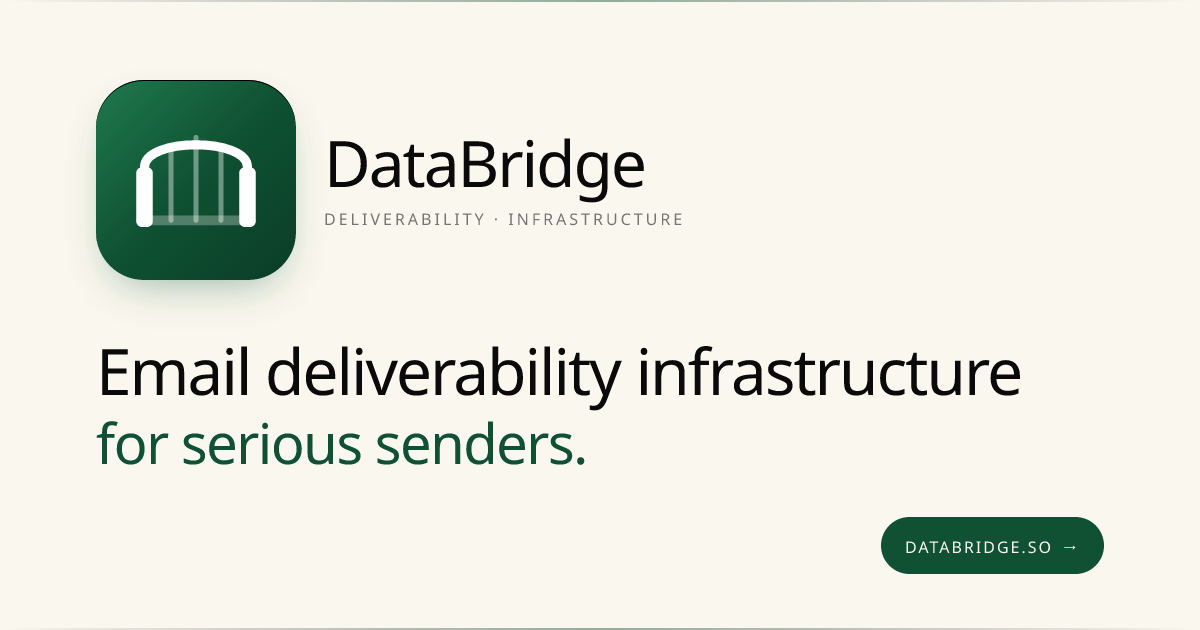 DataBridge — Clean Your Email List in Seconds